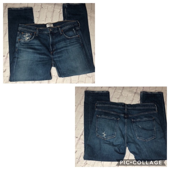 AGOLDE Isabel Mid Rise Slim Straight Jeans - Picture 4 of 8